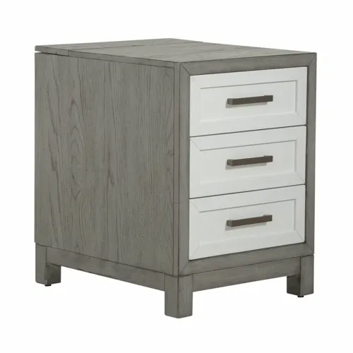 Palmetto Heights 3 Drawer Chairside Table