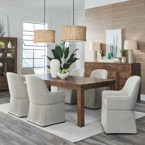 Shaker Lakes 7 Piece Rectangular Table Set