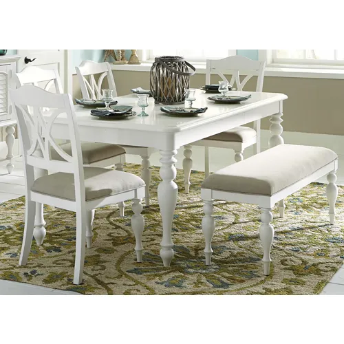 Summer House 6 Piece Rectangular Table Set