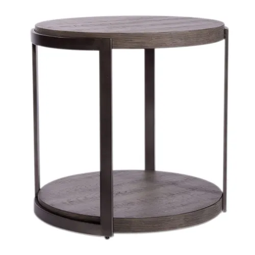 Modern View Round End Table