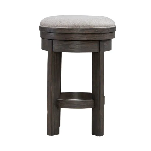 Lennox Hill Uph Swivel Console Stool