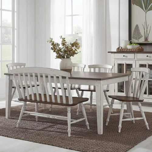 Al Fresco 6 Piece Rectangular Table Set