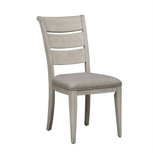 Farmhouse Reimagined Ladder Back Uph Side Chair (RTA)