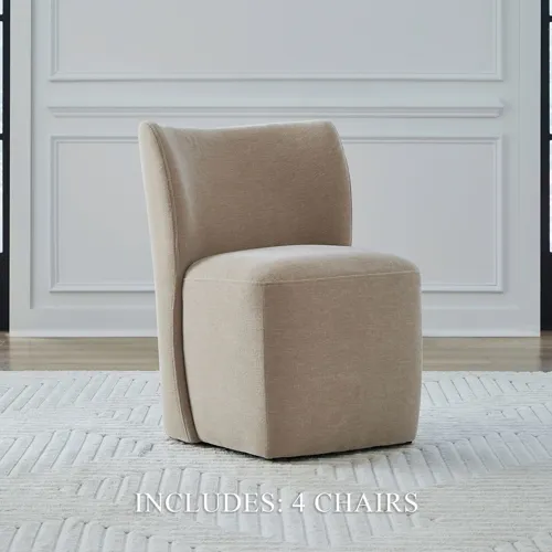 Wicker Accent Dining Chairs - Set of 4