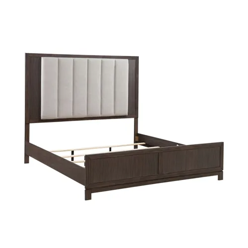 Modern Edge Upholstered Bed