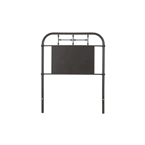 Vintage Series Twin Metal Headboard - Black