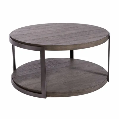Modern View Round Cocktail Table