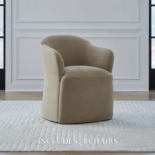Wicker Accent Dining Chairs - Set of 4