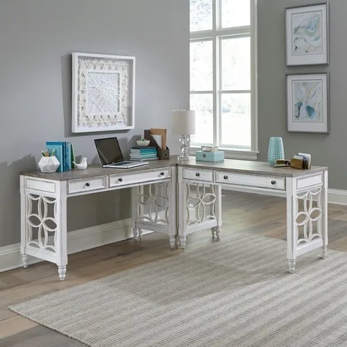 Magnolia Manor Opt L Shaped Desk Set