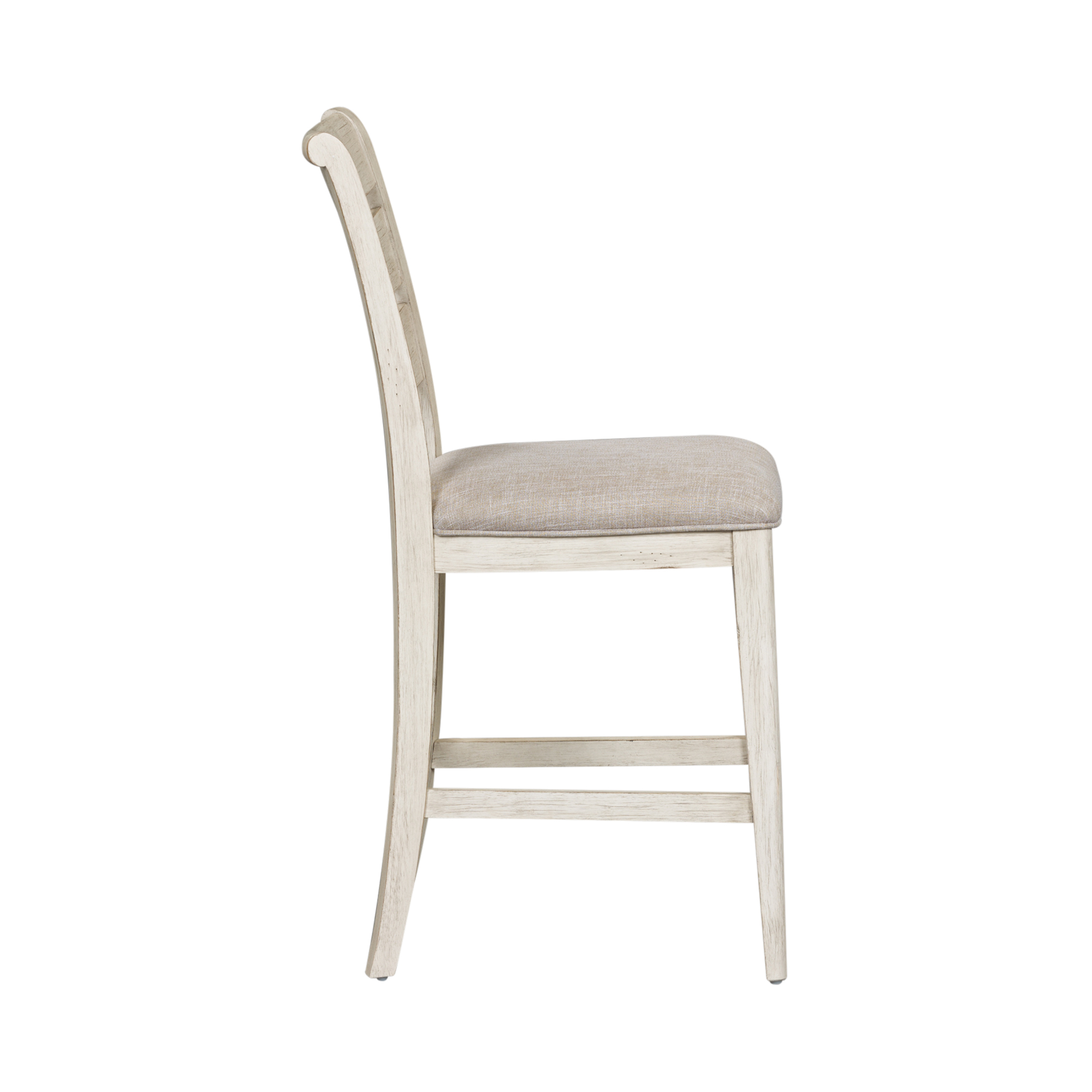 Farmhouse Reimagined Ladder Back Uph Counter Chair (RTA) 652B200124 by