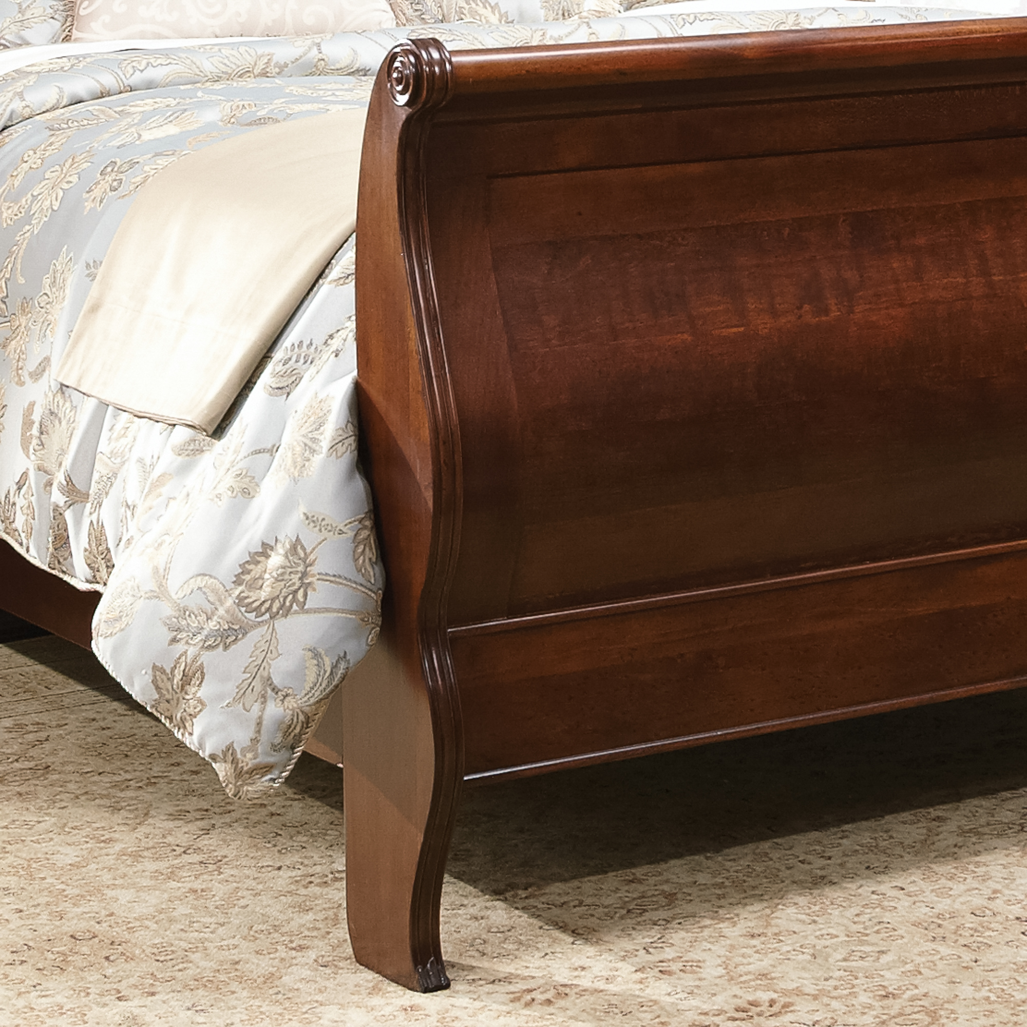 Carriage Court Queen Sleigh Bed 709BRQSL by Liberty Furniture at