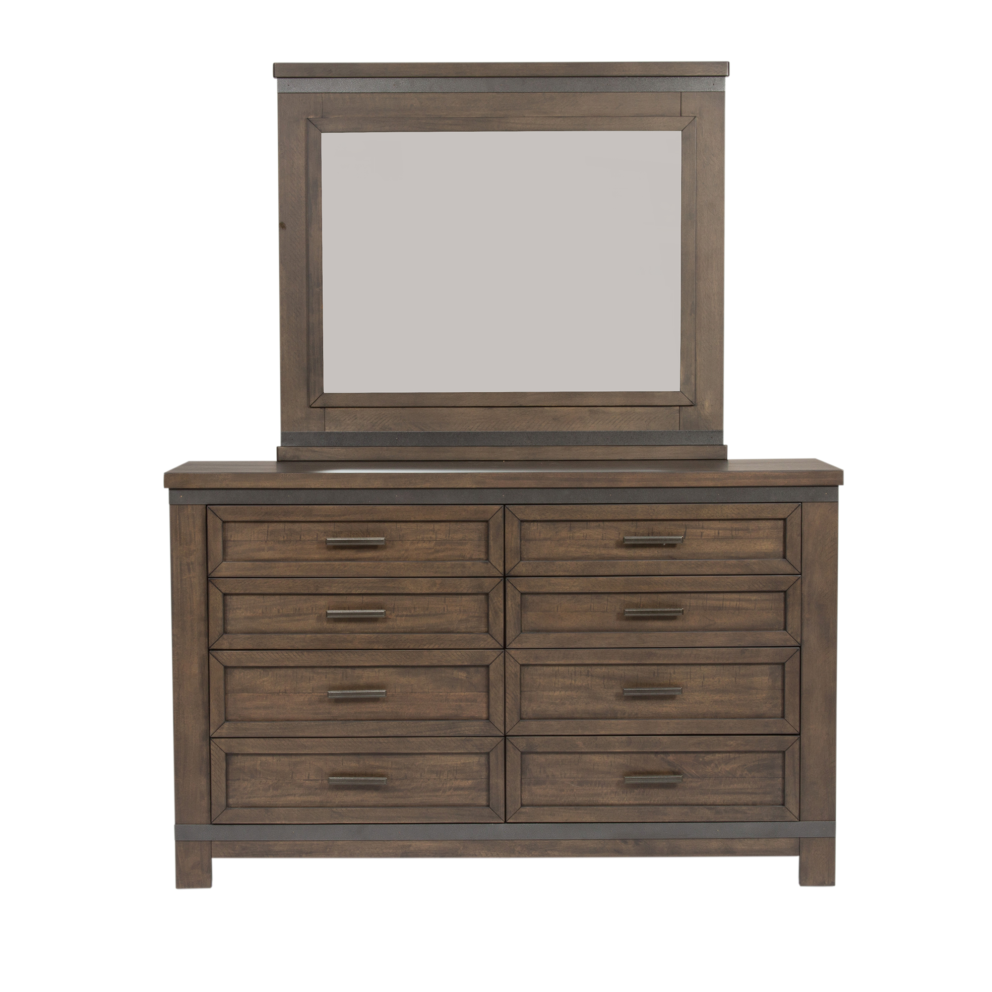 Thornwood Hills King California Panel Bed, Dresser & Mirror NIS668556742 by Samuel Frederick
