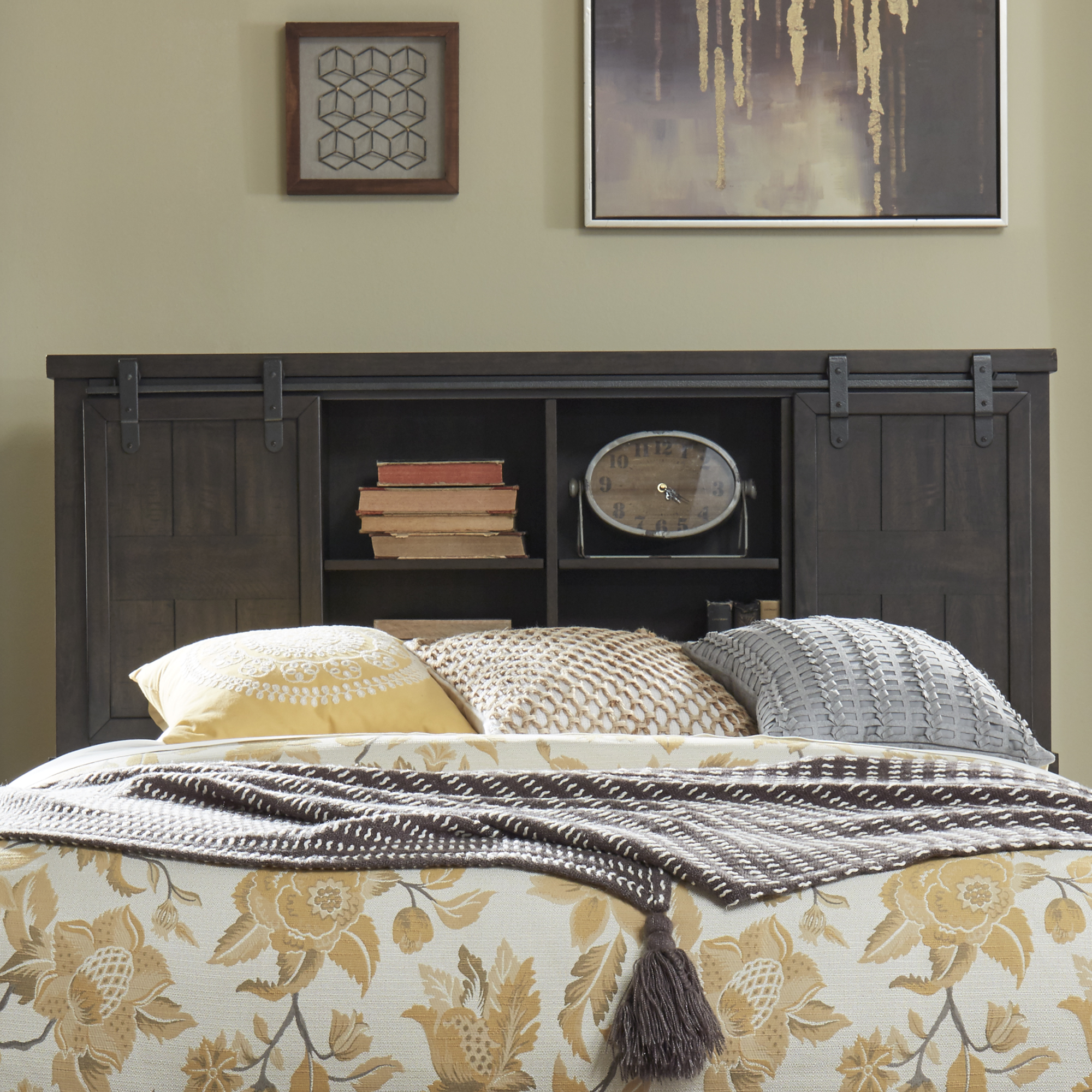 Thornwood Hills Queen Bookcase Headboard 759BR13B by Liberty Furniture