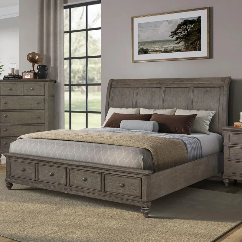 Twin Lakes Queen Storage Bed