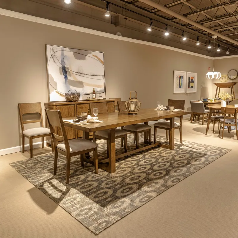 Harmony 5 Piece Trestle Table Set