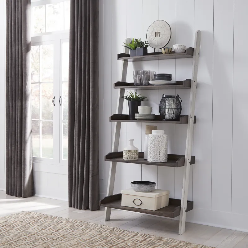 Farmhouse Leaning Bookcase