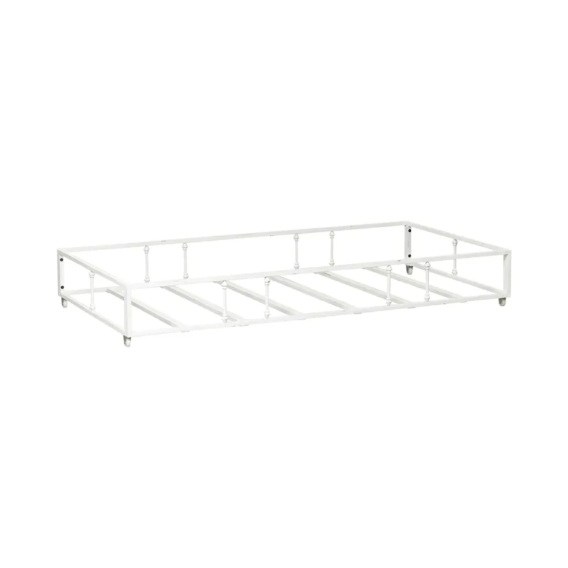Twin Metal Trundle - Antique White