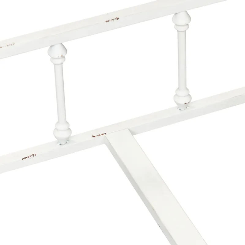 Twin Metal Trundle - Antique White