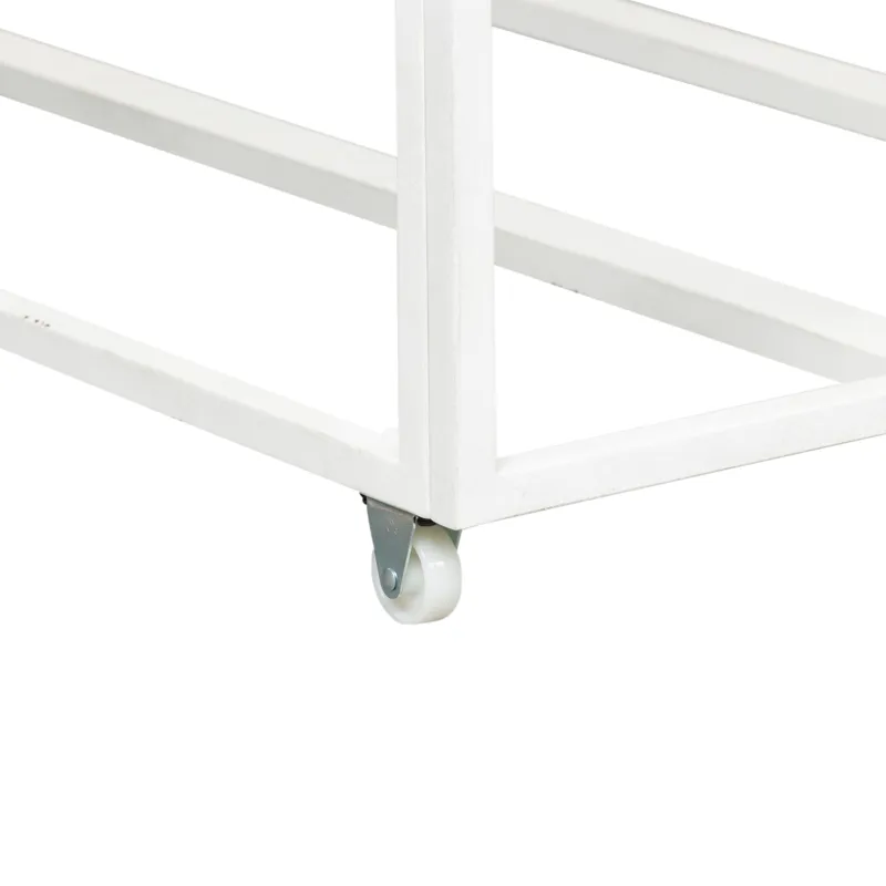 Twin Metal Trundle - Antique White