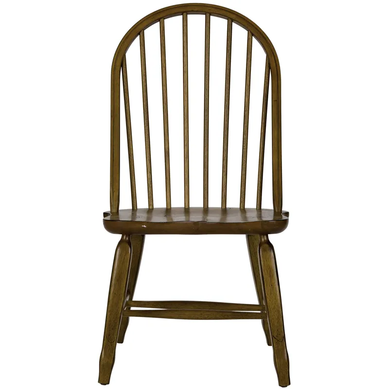 Treasures Bow Back Side Chair -  Oak (RTA)