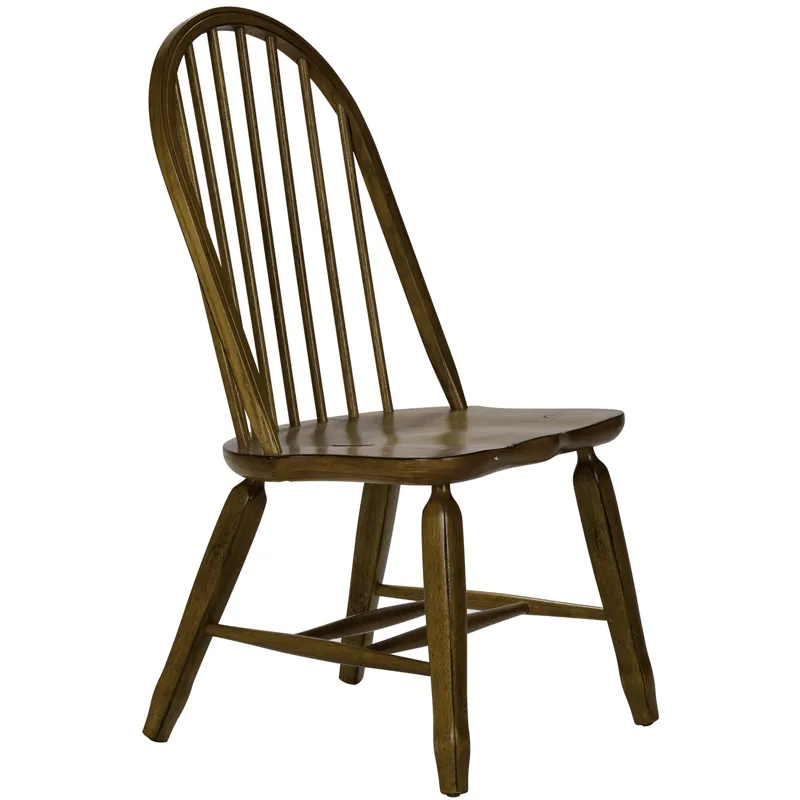 Treasures Bow Back Side Chair -  Oak (RTA)