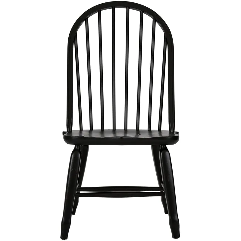 Treasures Bow Back Side Chair - Black (RTA)