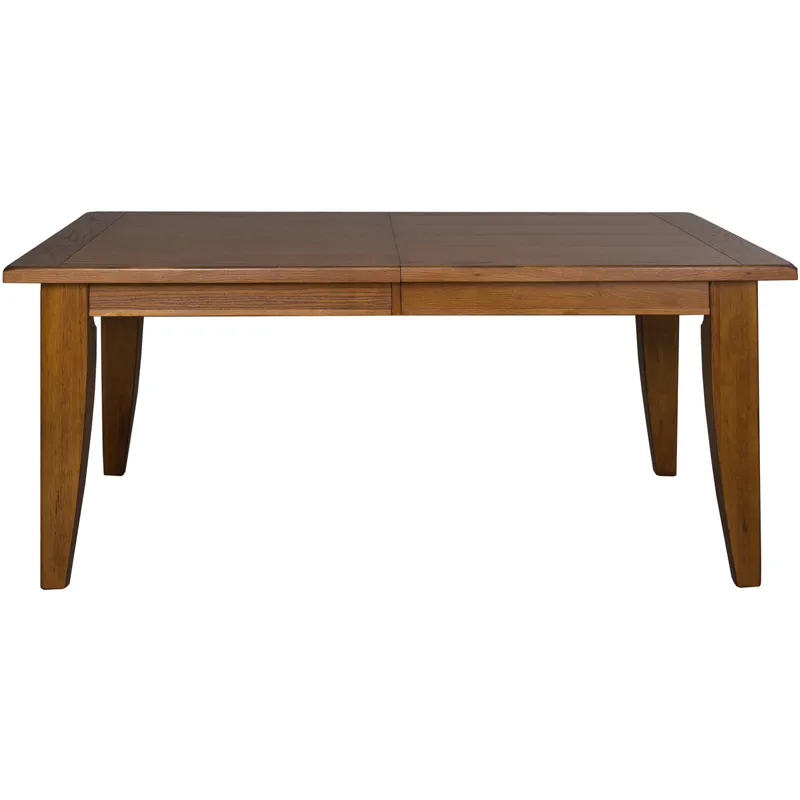 Treasures Rectangular Leg Table - Oak
