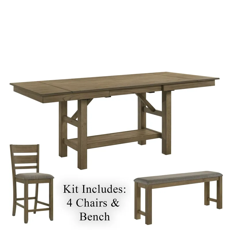 Brook Bay Opt 6 Piece Gathering Table Set