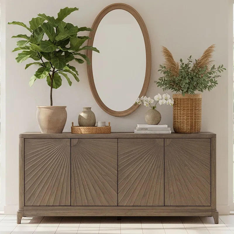 Montecito 4 Door Accent Cabinet
