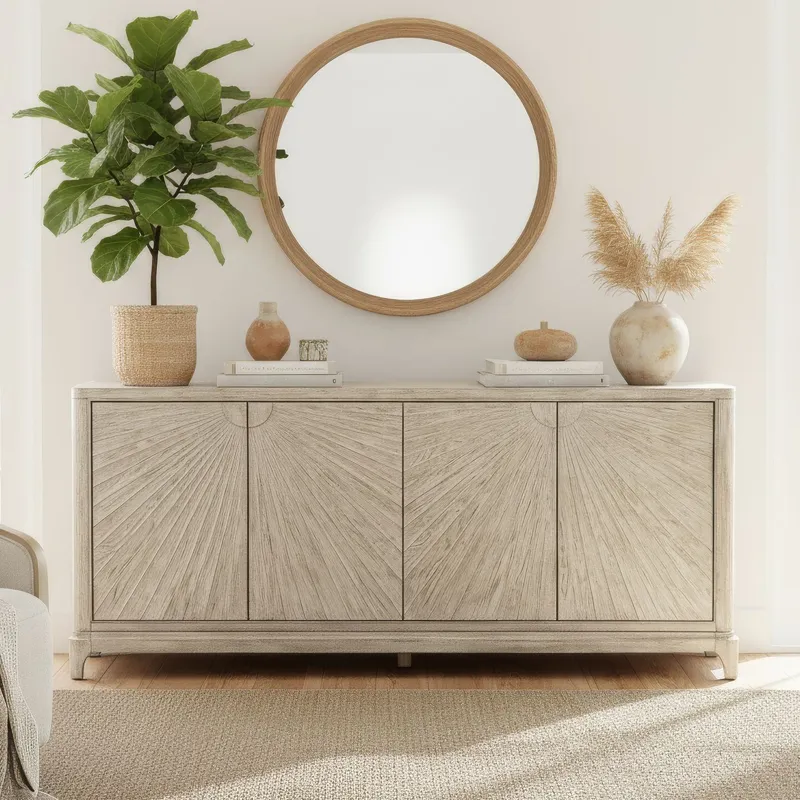 Montecito 4 Door Accent Cabinet