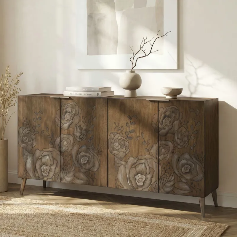 Eden 4 Door Accent Cabinet