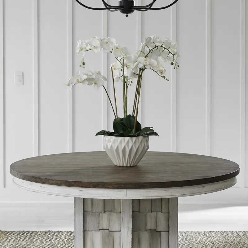River Place Round Pedestal Table Top