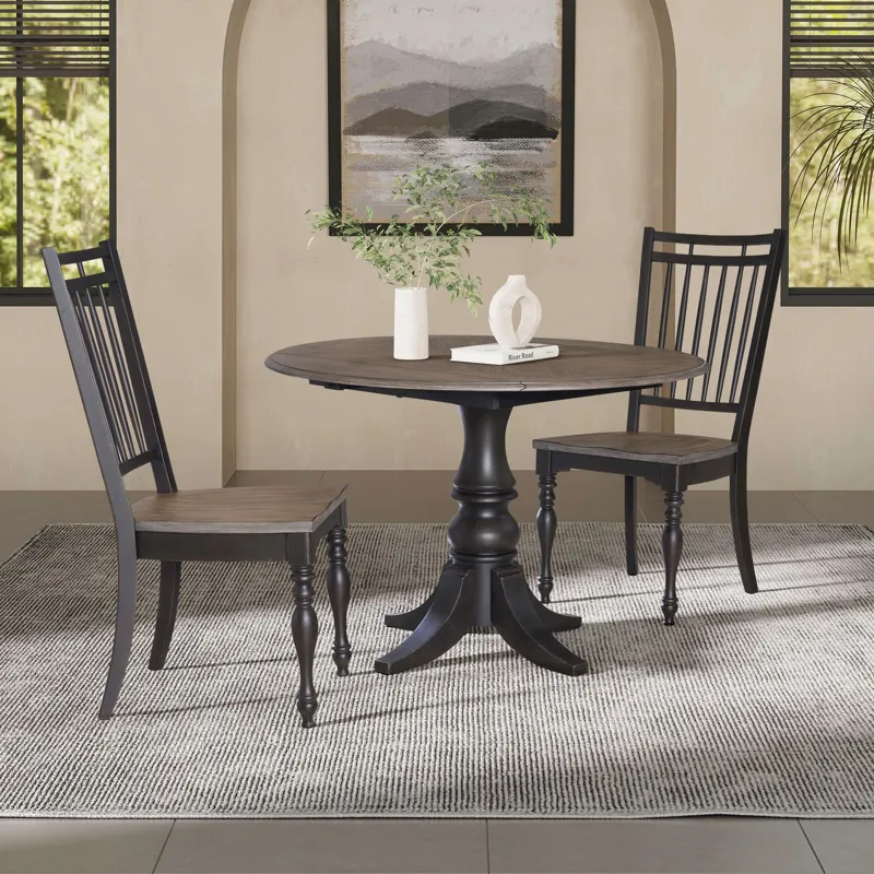Magnolia Manor Opt 3 Piece Drop Leaf Table Set