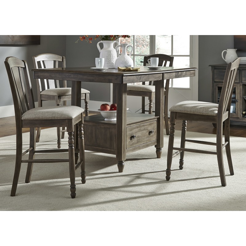 5 Piece Gathering Table Set By Liberty Furniture 163 Cd 5gts 5 Piece Gathering Table Set