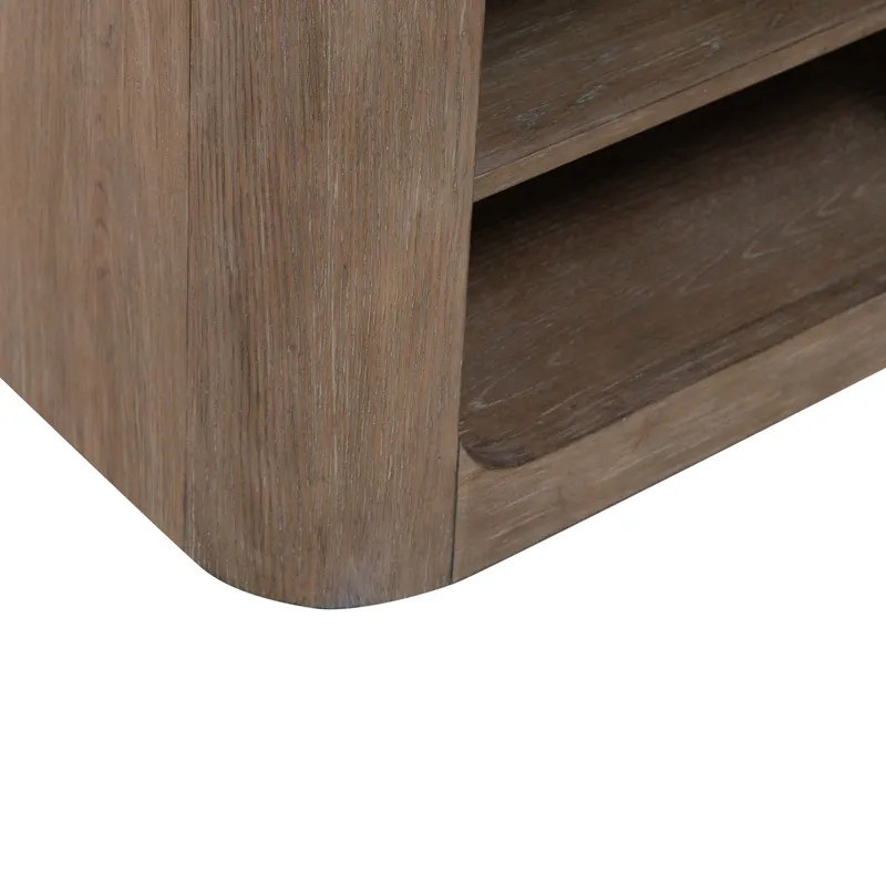 South Bend Open Nightstand w/ Charging Station