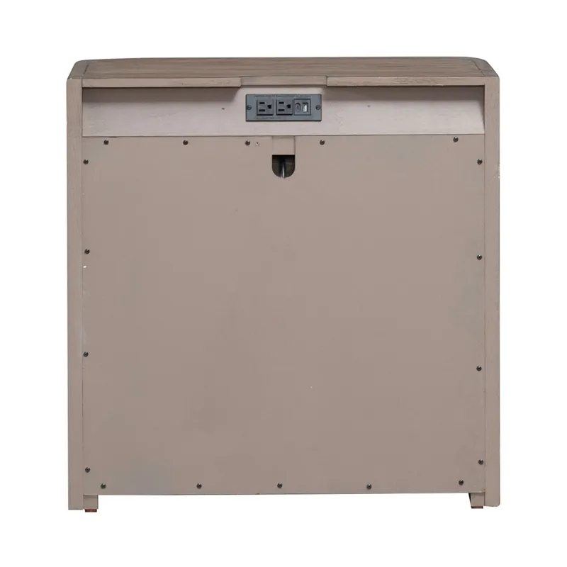 South Bend Open Nightstand w/ Charging Station