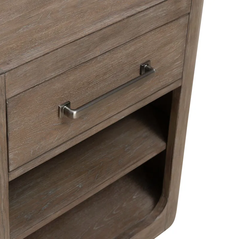 South Bend Open Nightstand w/ Charging Station