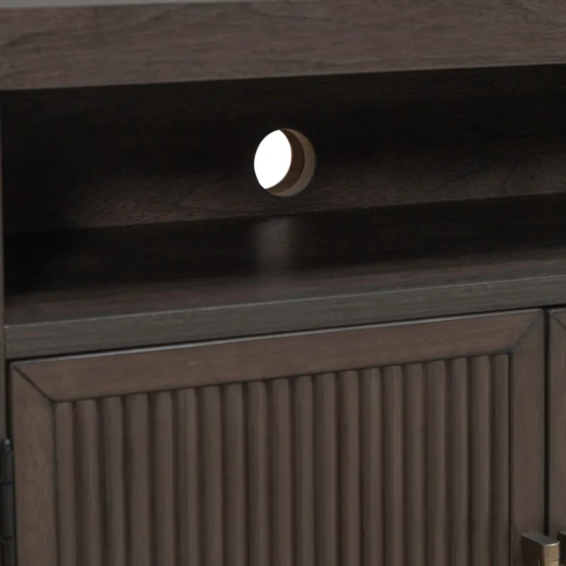 Modern Edge Bedside Chest w/ Charging Station