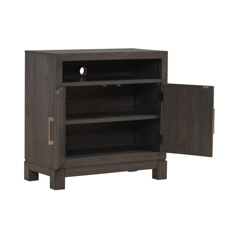 Modern Edge Bedside Chest w/ Charging Station