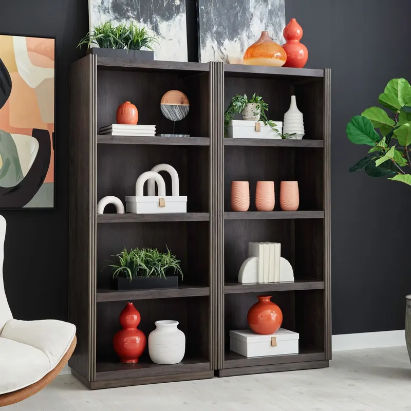 Modern Edge 2 Piece Bunching Bookcase