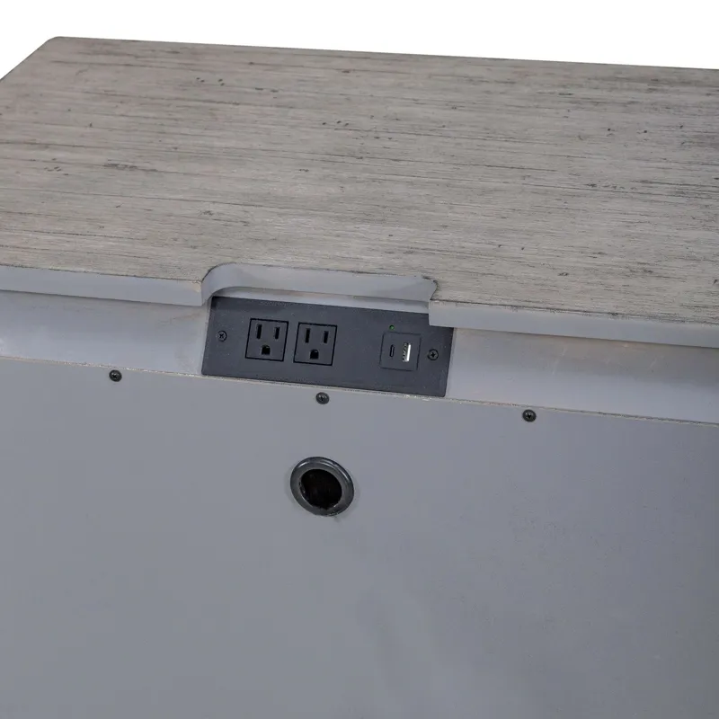 Big Valley 2 Drawer Night Stand w/ Charging Station