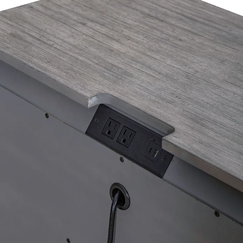 Big Valley Bedside Chest w/ Charging Station