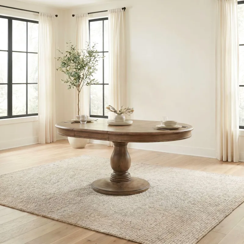 Homestead Haven Pedestal Table Set