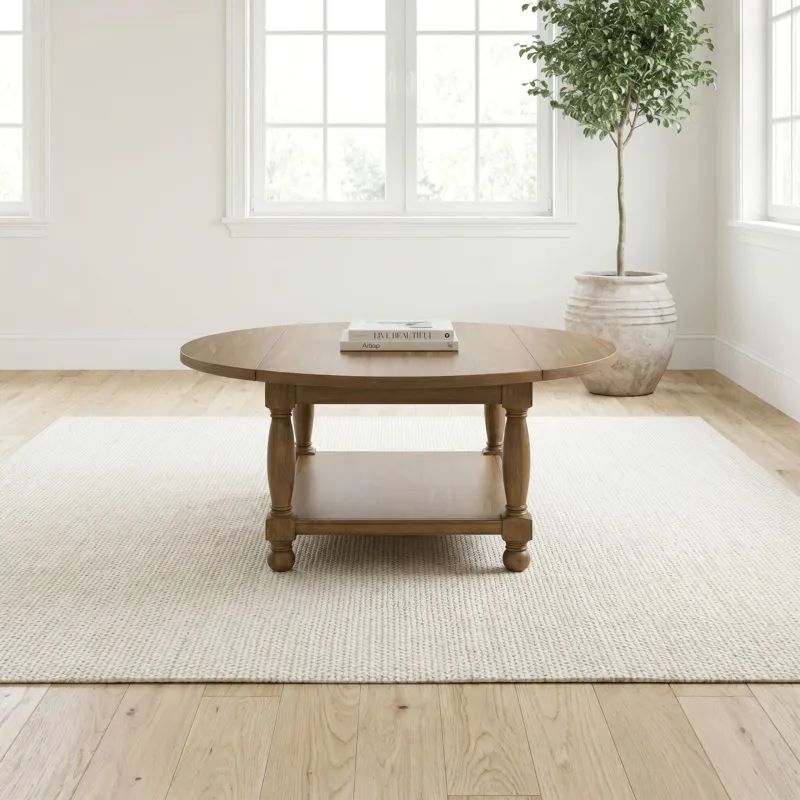 Homestead Haven Drop Leaf Cocktail Table