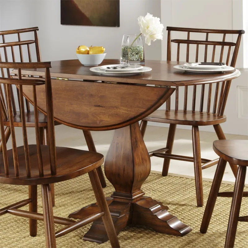 Drop Leaf Pedestal Table Top