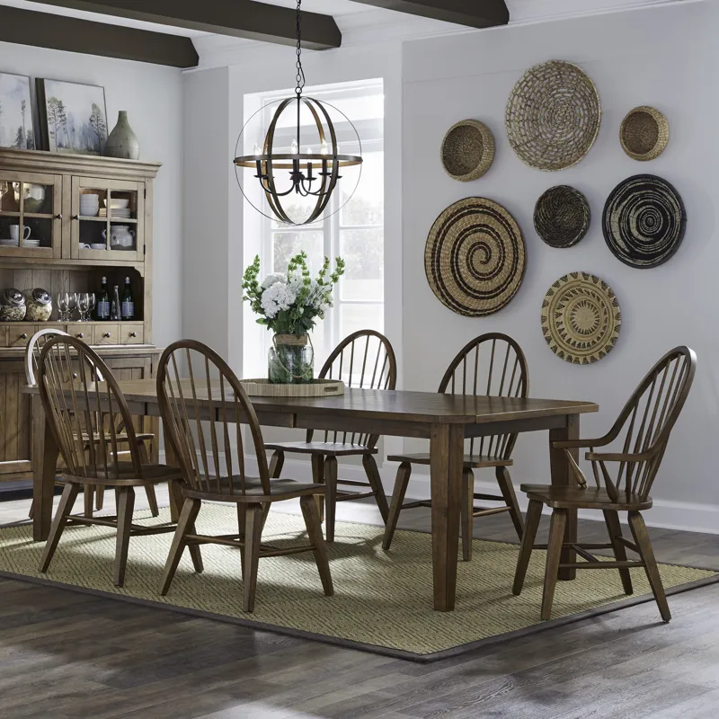 Hearthstone Ridge 7 Piece Rectangular Table Set