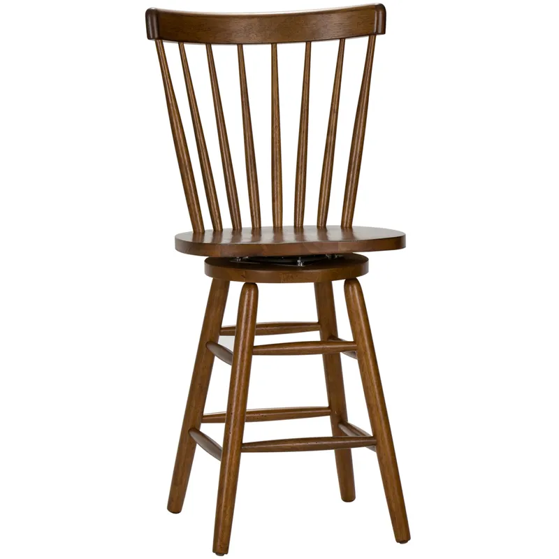 Creations 24 Inch Swivel Counter Chair - Tobacco (RTA)