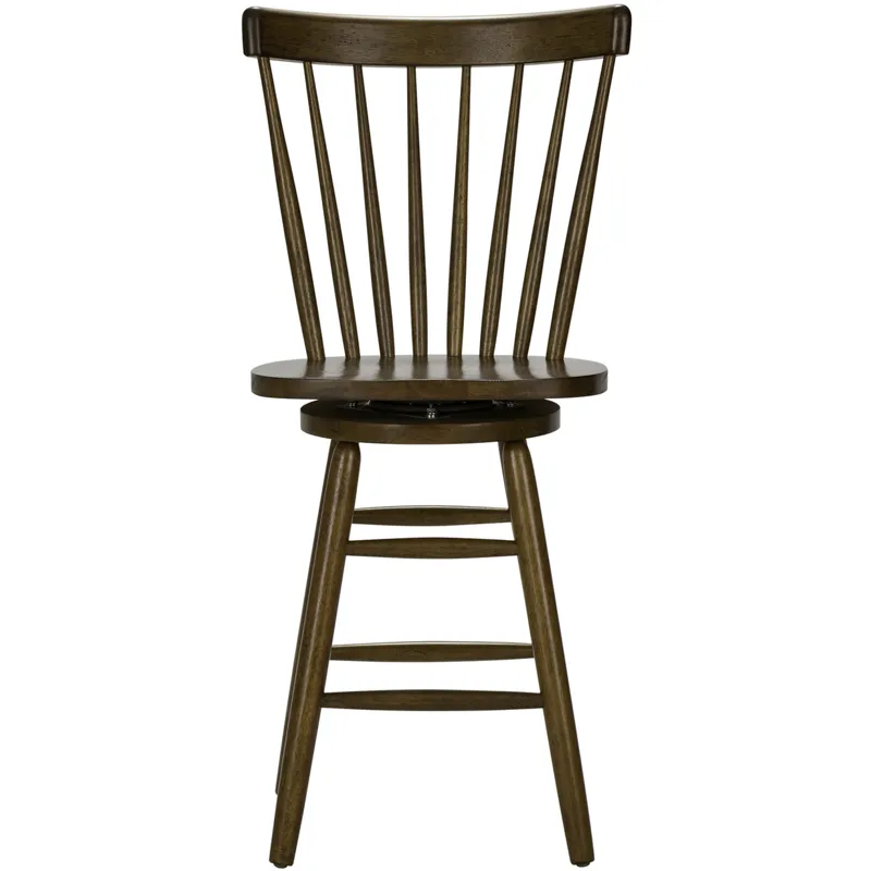 Creations 24 Inch Swivel Counter Chair - Tobacco (RTA)