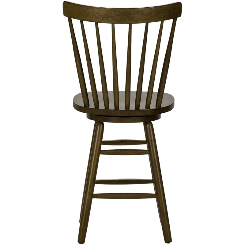 Creations 24 Inch Swivel Counter Chair - Tobacco (RTA)