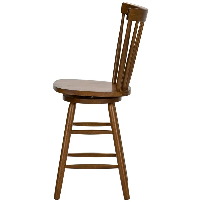 Creations 24 Inch Swivel Counter Chair - Tobacco (RTA)